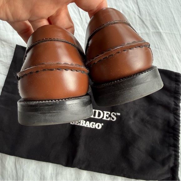 Sebago Brown Classic Dan Loafers 36/6 - Picture 4 of 8